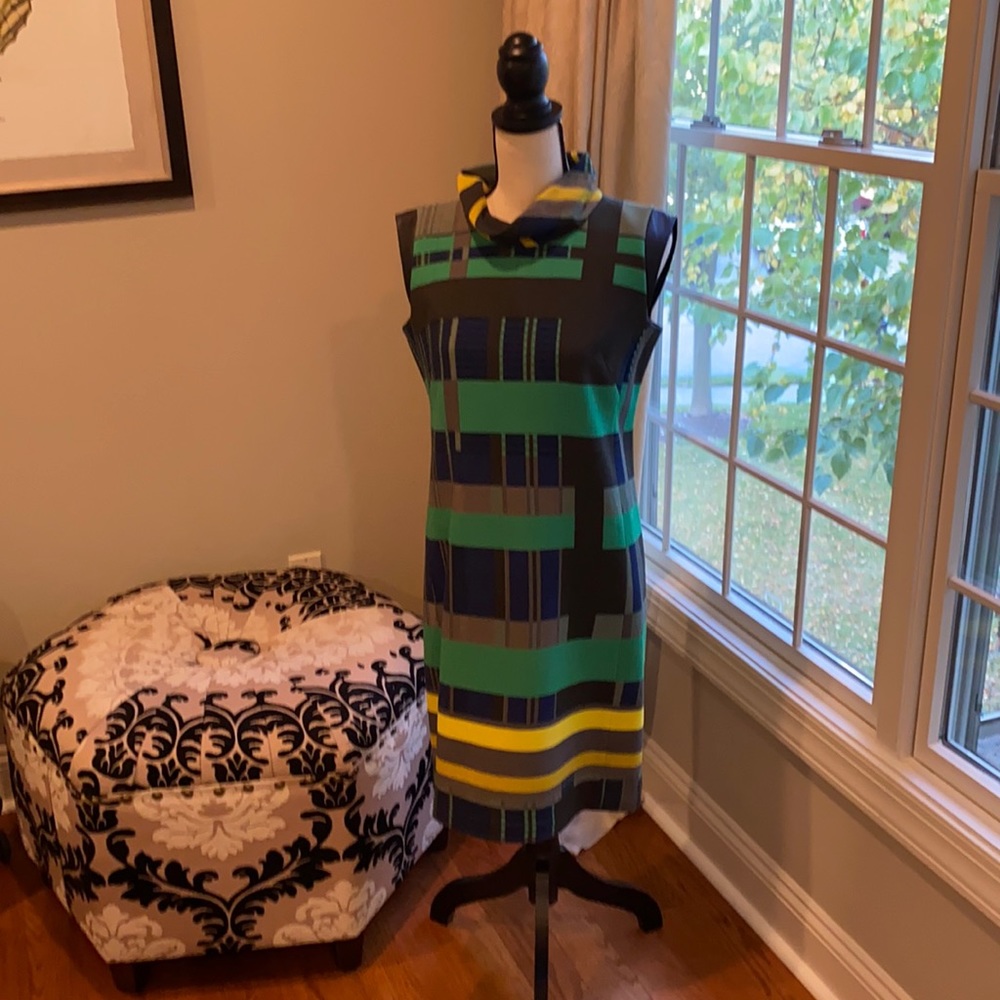 Lafayette geo print dress